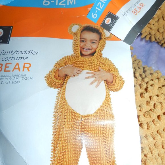 BROWN BEAR TODDLER COSTUME 6-12 MONTHS NEW/NWT! - Picture 2 of 15